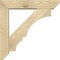 Ekena Millwork Balboa Slat Rough Sawn Bracket w/ Offset Brace, Douglas Fir, 6"W x 28"D x 28"H BKT0604X28X28BOA06RDF - alternate 4